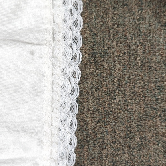 Elegant White Lace Trim Slip - Picture 5 of 9